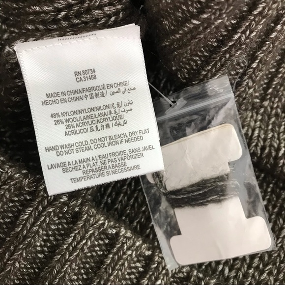 BCBGeneration Wool Blend Brown Crop Sweater SMALL - Picture 7 of 8